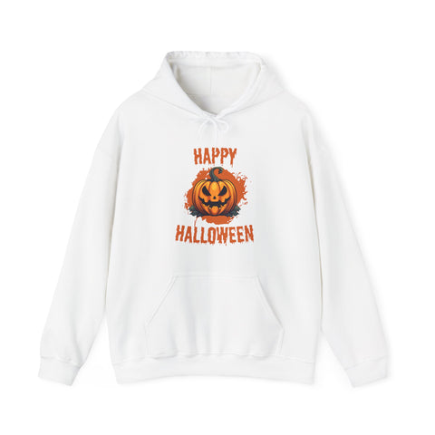 Halloween Pumpkin Hoodie, Fall Sweatshirt, Unisex Cozy Pullover for Halloween, Trick or Treat Gift, Spooky Season Apparel