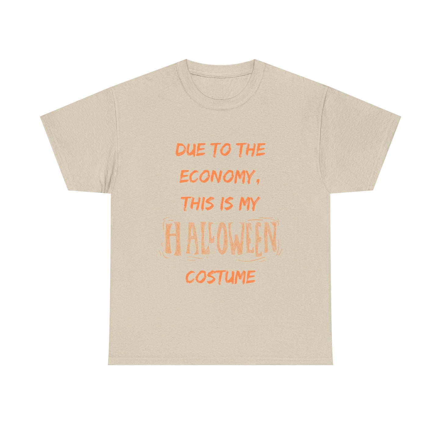 Funny Halloween Costume Tee, Unisex Heavy Cotton T-Shirt, Economy Costume Shirt, Spooky Vibes Fashion, October 31 Party Wear, Halloween