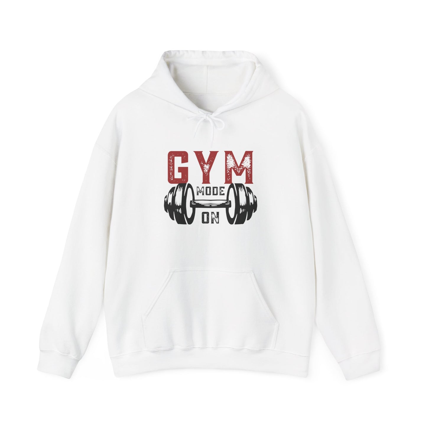 Gym Mode Hoodie, Fitness Sweatshirt, Workout Apparel, Cozy Gift for Gym Enthusiasts, Motivational Sportswear