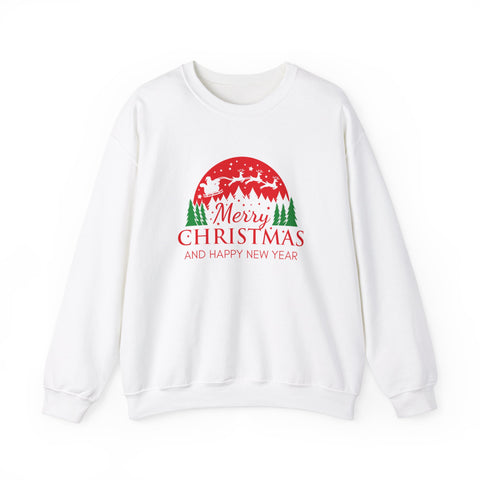 Merry Christmas Crewneck Sweatshirt, Cozy Holiday Sweatshirt, Winter Gift, Unisex Sweater, Christmas Celebration Apparel