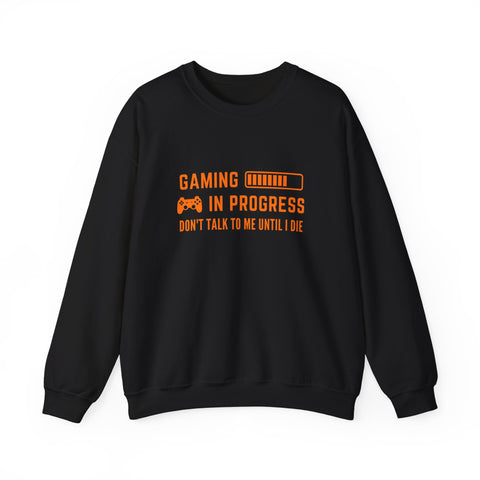 Gaming In Progress Sweatshirt - Unisex Heavy Blend™ Crewneck for Gamers