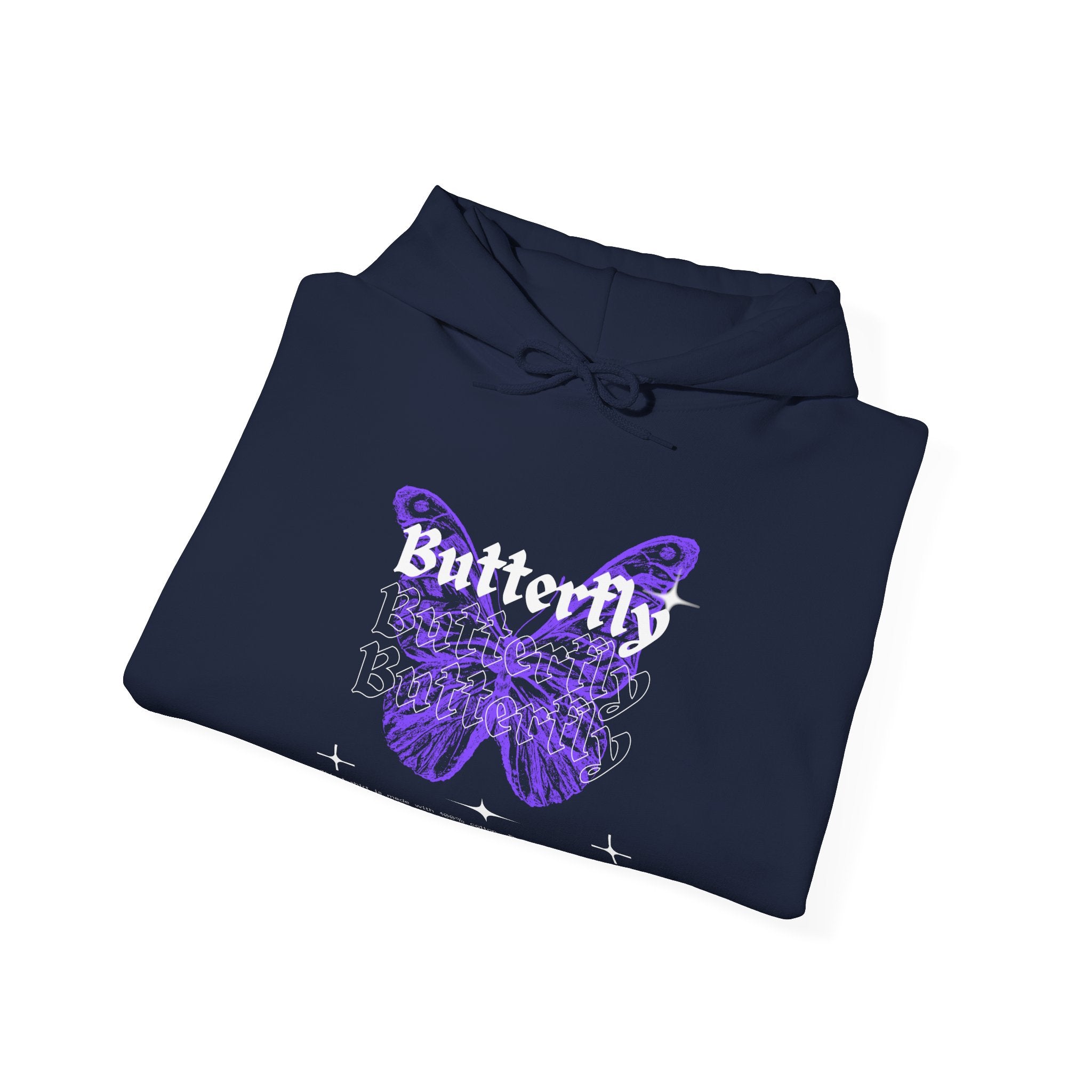 Butterfly Unisex Hoodie, Cozy Streetwear Sweatshirt for Nature Lovers, Spring Fashion, Casual Wear