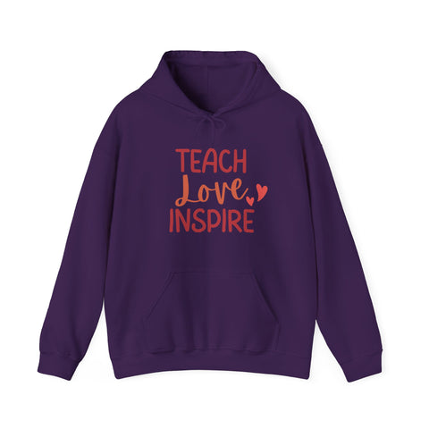 Teacher Gift Hoodie, Cozy Inspirational Teacher Sweatshirt, Motivational Educator Hooded Sweatshirt, Back to School Apparel, Cute Student
