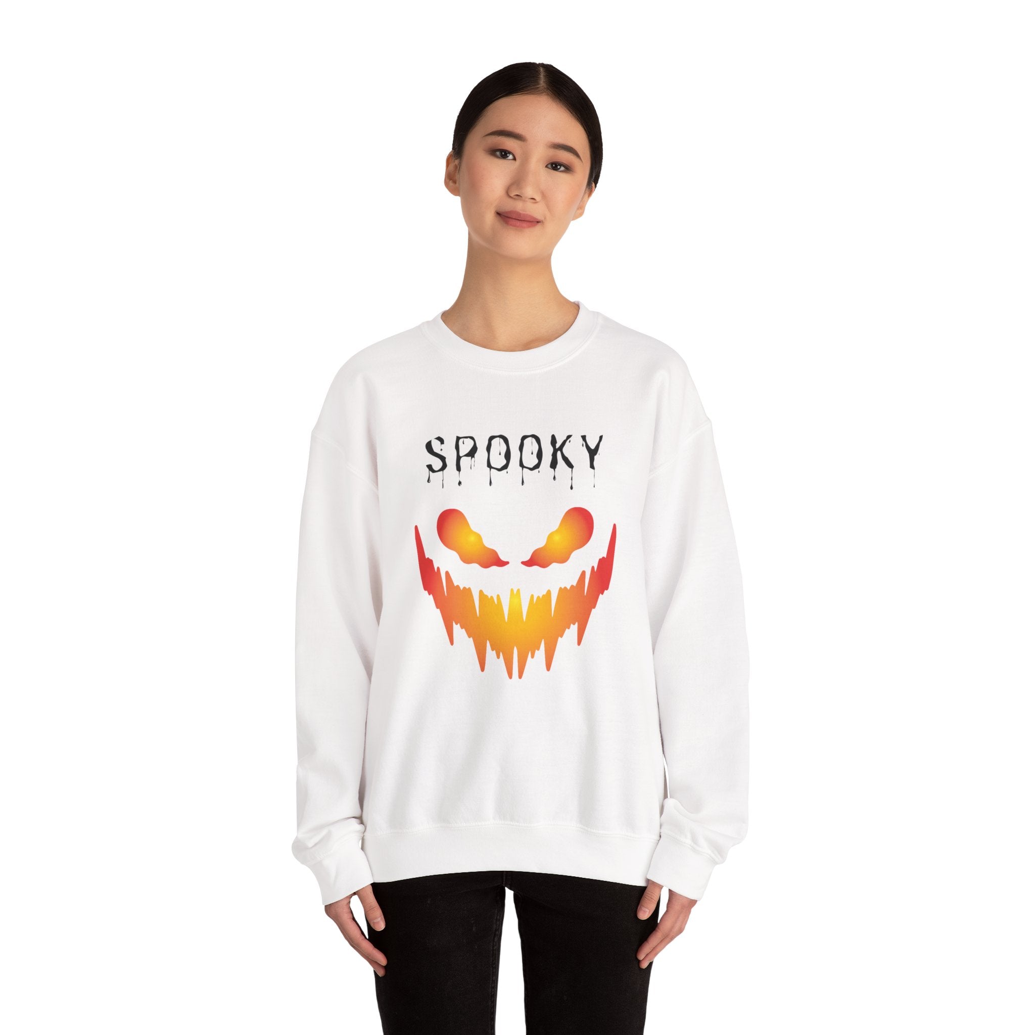 Spooky Vibes Unisex Crewneck Sweatshirt | Halloween, Cozy Fall Style
