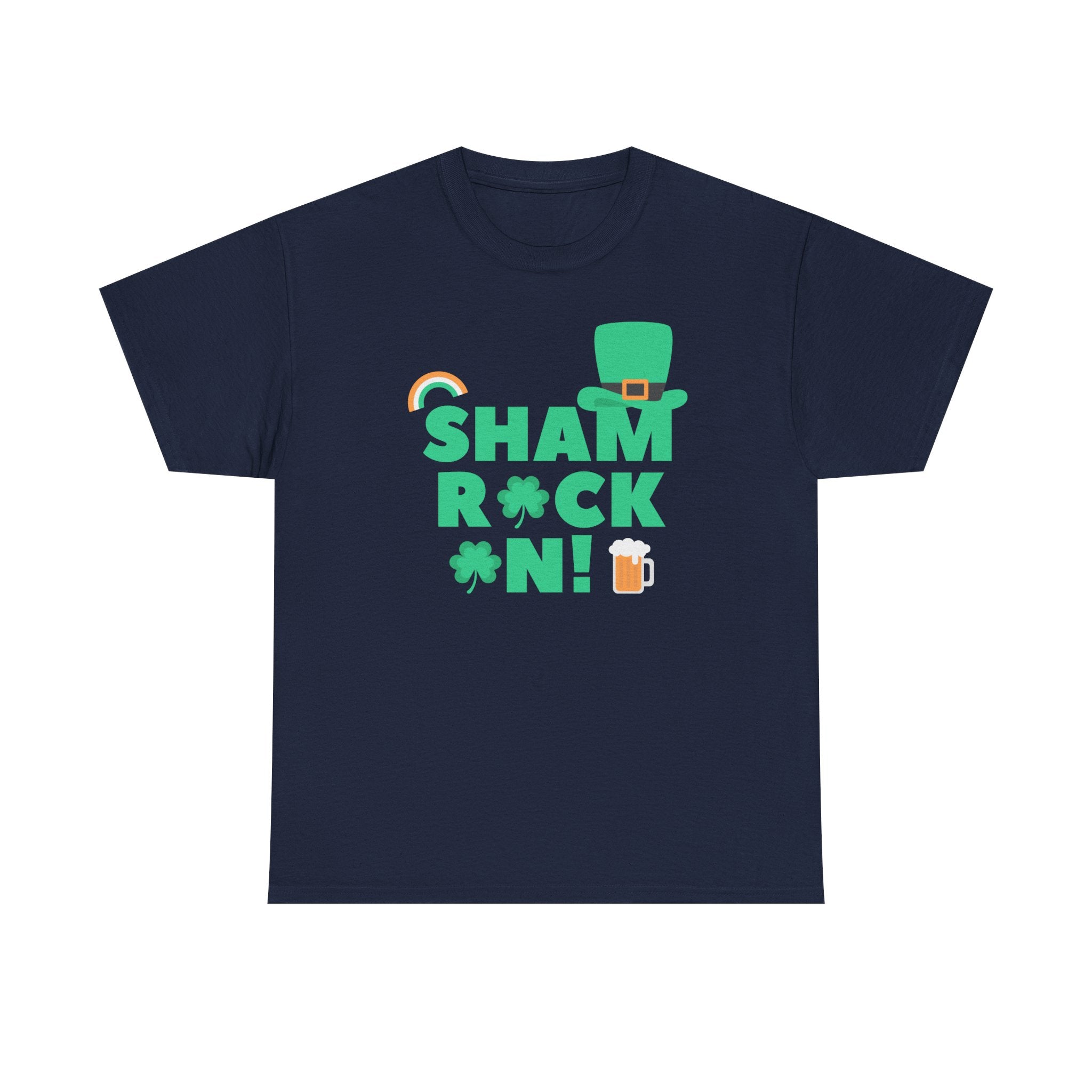 Shamrock Tee, St Patrick's Day Shirt, Unisex Heavy Cotton Tee, Irish Pride Apparel, Funny Holiday Top, Green Festival T-Shirt - St Paddy's