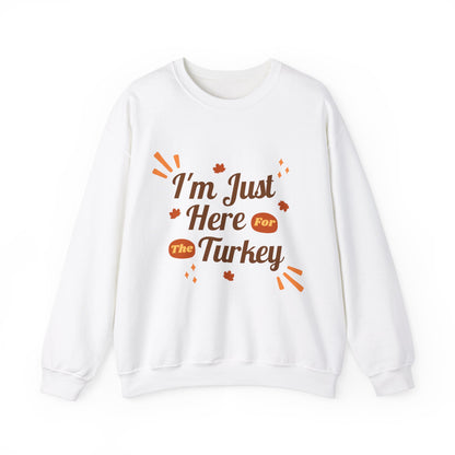 Thanksgiving Turkey Crewneck Sweatshirt, Cozy Autumn Apparel, Fall Holiday Gift, Unisex Thanksgiving Sweater, Festive Thanksgiving Outfit,