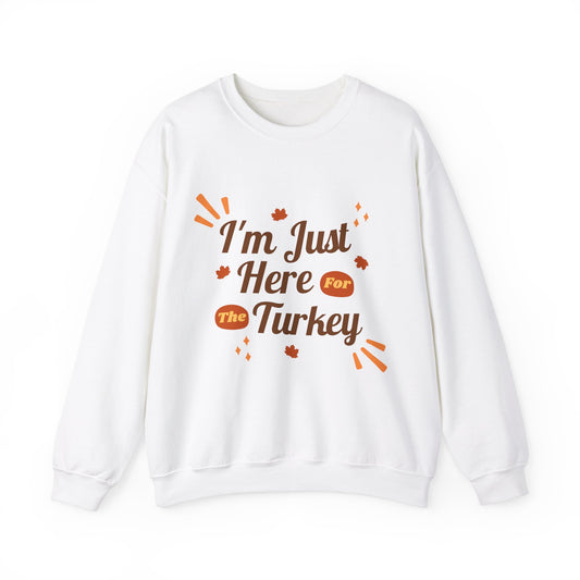 Thanksgiving Turkey Crewneck Sweatshirt, Cozy Autumn Apparel, Fall Holiday Gift, Unisex Thanksgiving Sweater, Festive Thanksgiving Outfit,