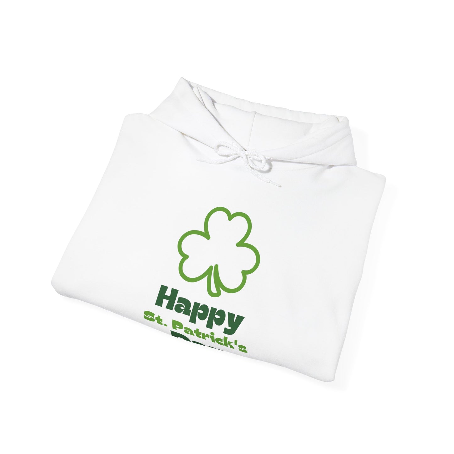 St Patrick's Day Hoodie - Cozy Irish Gift, Green Shamrock Design, Unisex Heavy Blend Sweatshirt, Holiday Apparel, St Paddy's Pullover