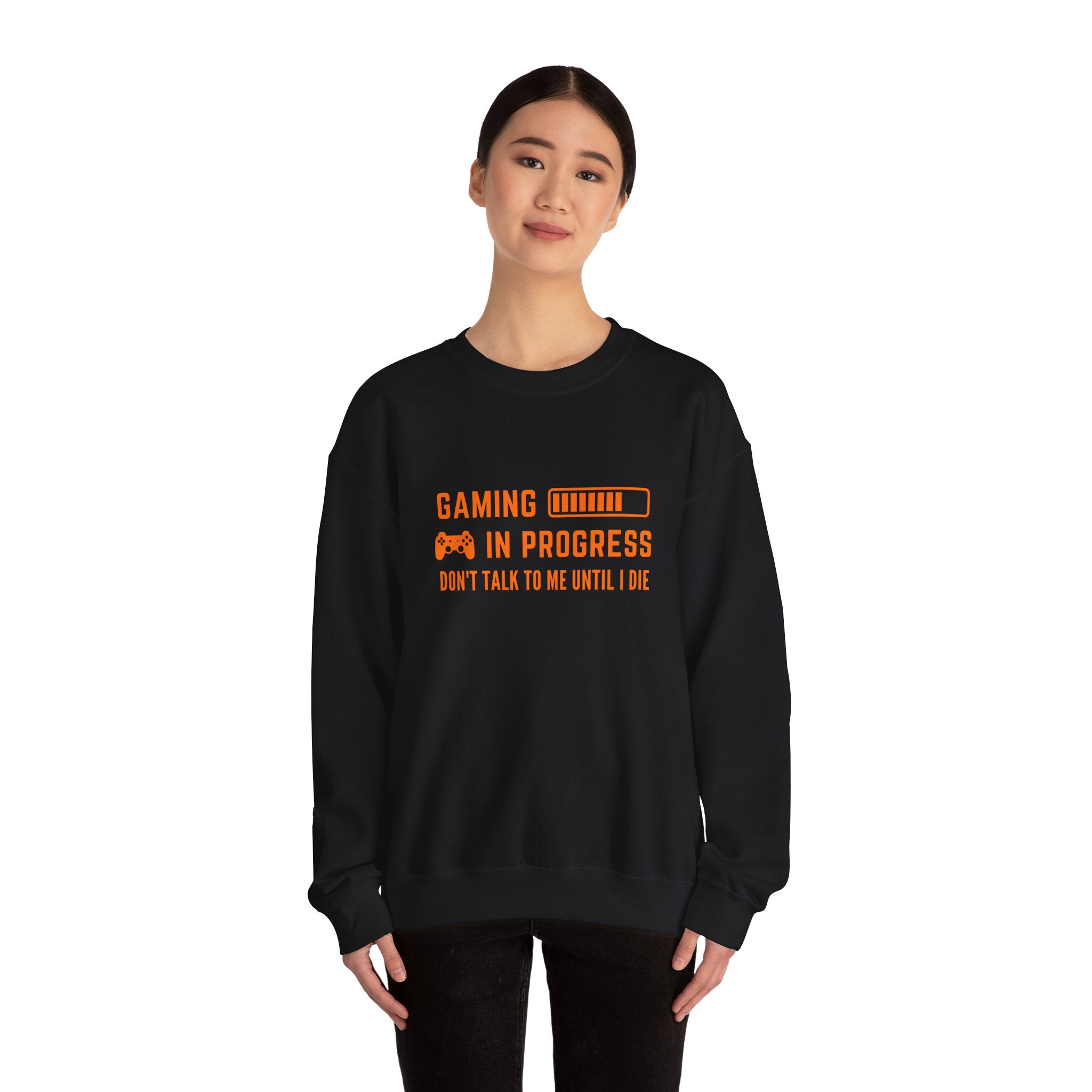 Gaming In Progress Sweatshirt - Unisex Heavy Blend™ Crewneck for Gamers