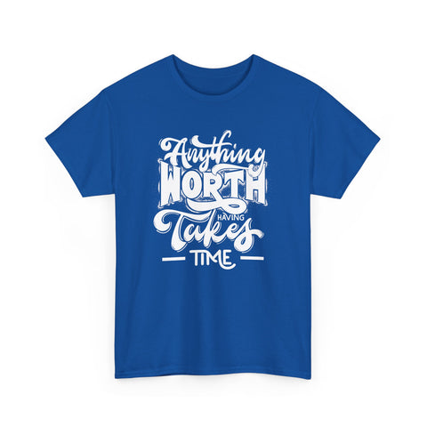 Timeless Wisdom Unisex Heavy Cotton Tee, Inspirational Quote Shirt, Motivational Graphic Tee, Slow Progress T-Shirt, Positive Vibes Clothing