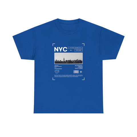 NYC Graphic Tee, Unisex Cotton T-Shirt for City Lovers, Travel Souvenir, Casual Wear, Streetwear Style Fashion