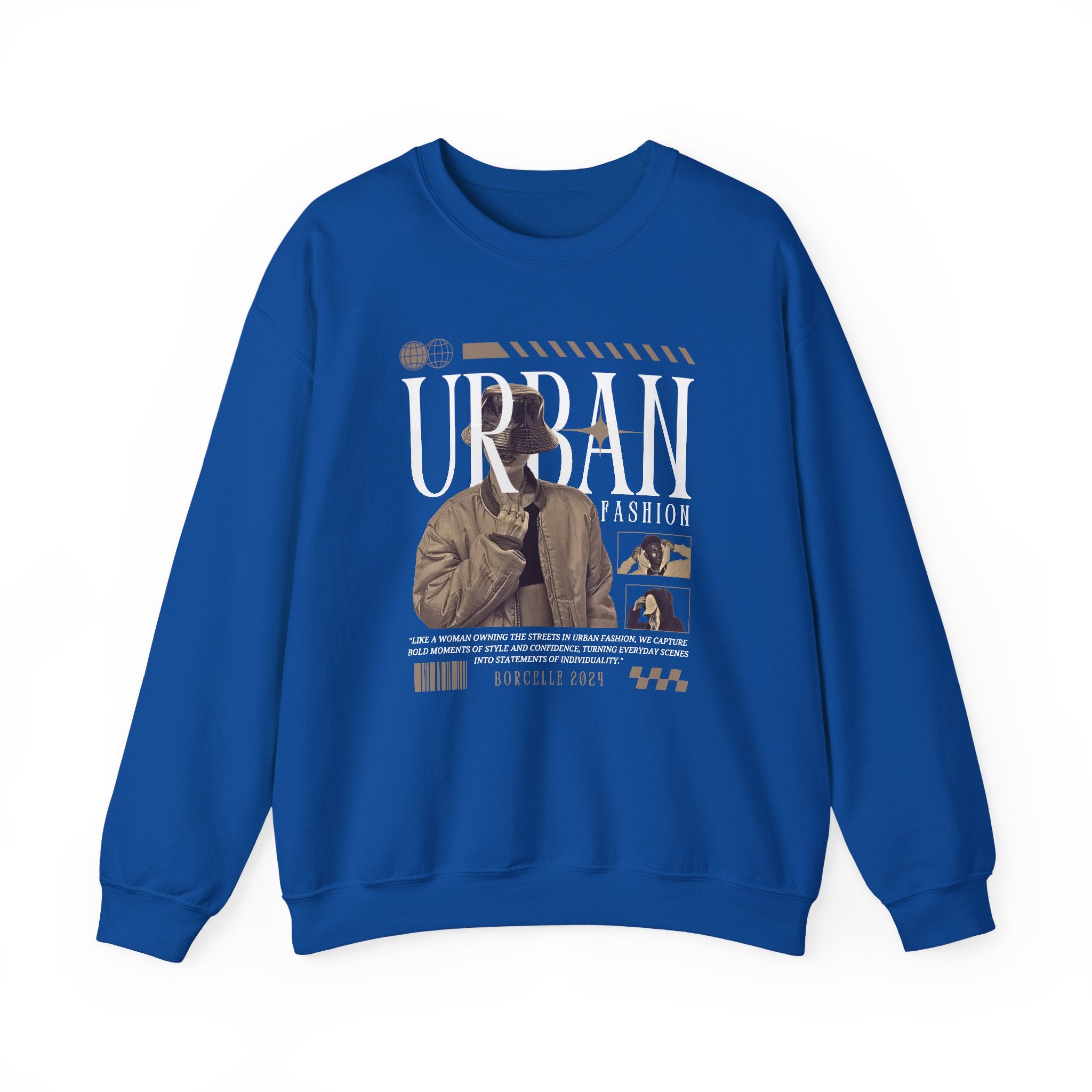 Crewneck Sweatshirt, Cozy Unisex Pullover, Streetwear Style Top