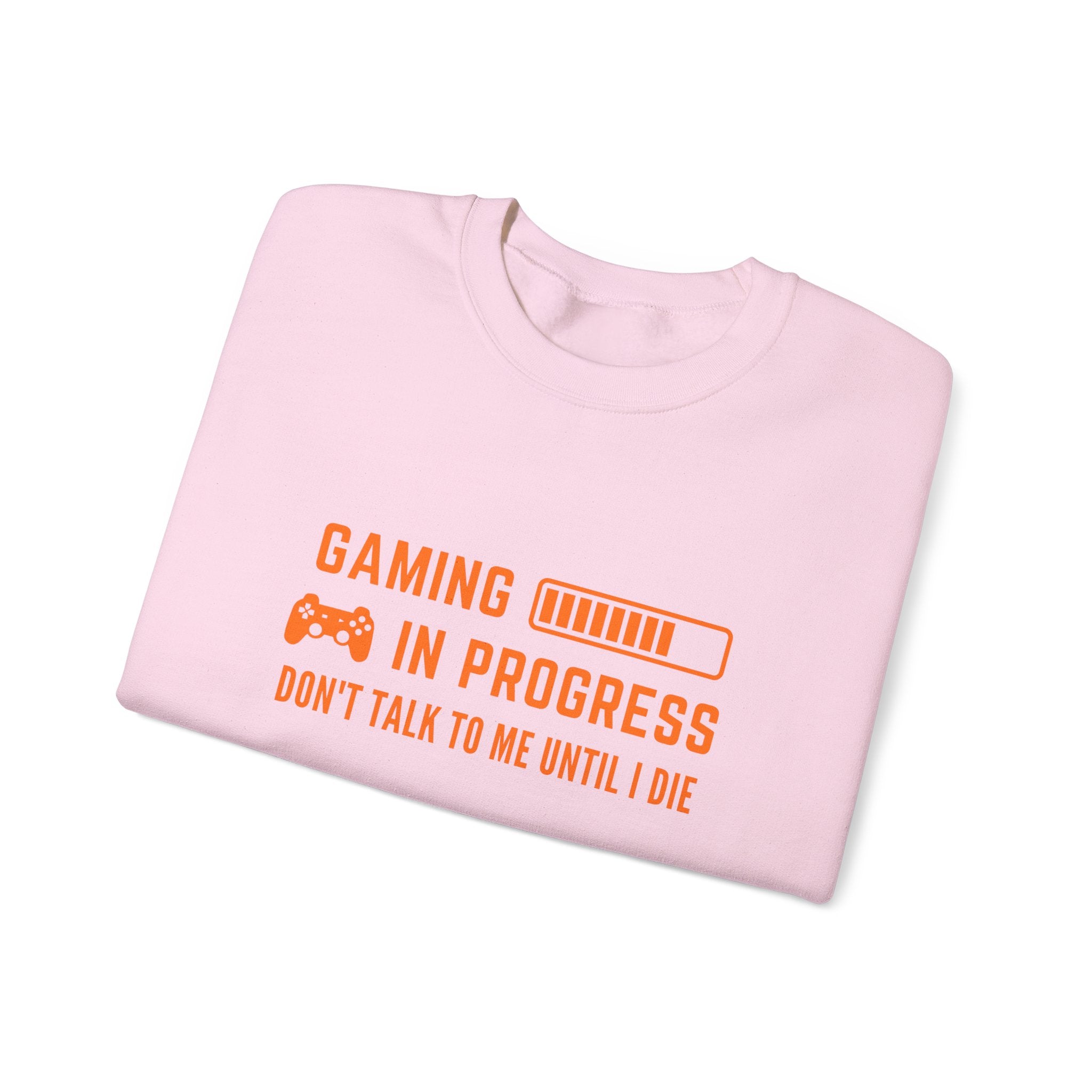 Gaming In Progress Sweatshirt - Unisex Heavy Blend™ Crewneck for Gamers
