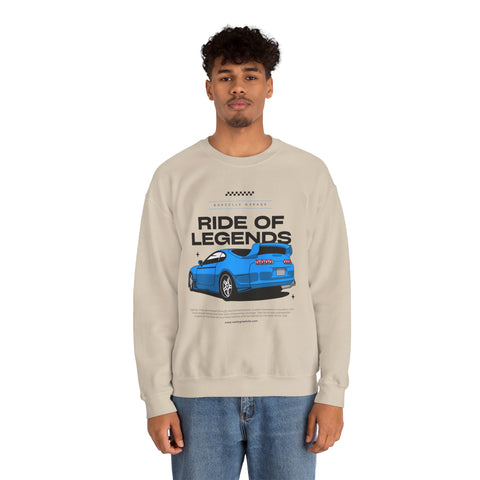 Ride of Legends Unisex Heavy Blend™ Crewneck Sweatshirt, Casual Car Sweatshirt