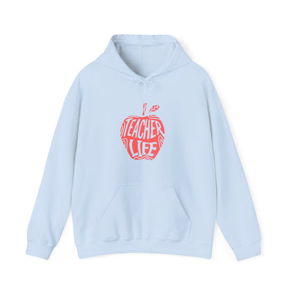 Teacher Life Hoodie - Cozy Educator Sweatshirt, Back to School Gift, Cute Classroom Outfit