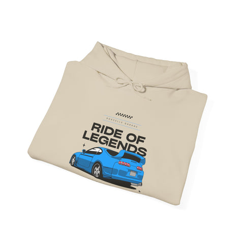 Ride of Legends Hoodie for Car Enthusiasts, Cozy Unisex Sweatshirt