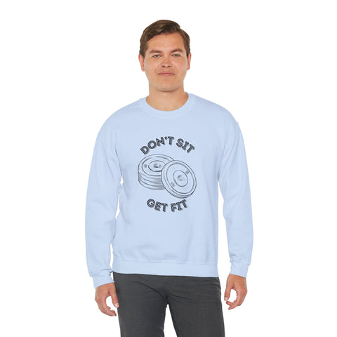Fitness Motivation Crewneck Sweatshirt, Workout Apparel, Gym Sweatshirt, Gift for Fitness Lovers, Motivational Clothing, Cozy Fitness