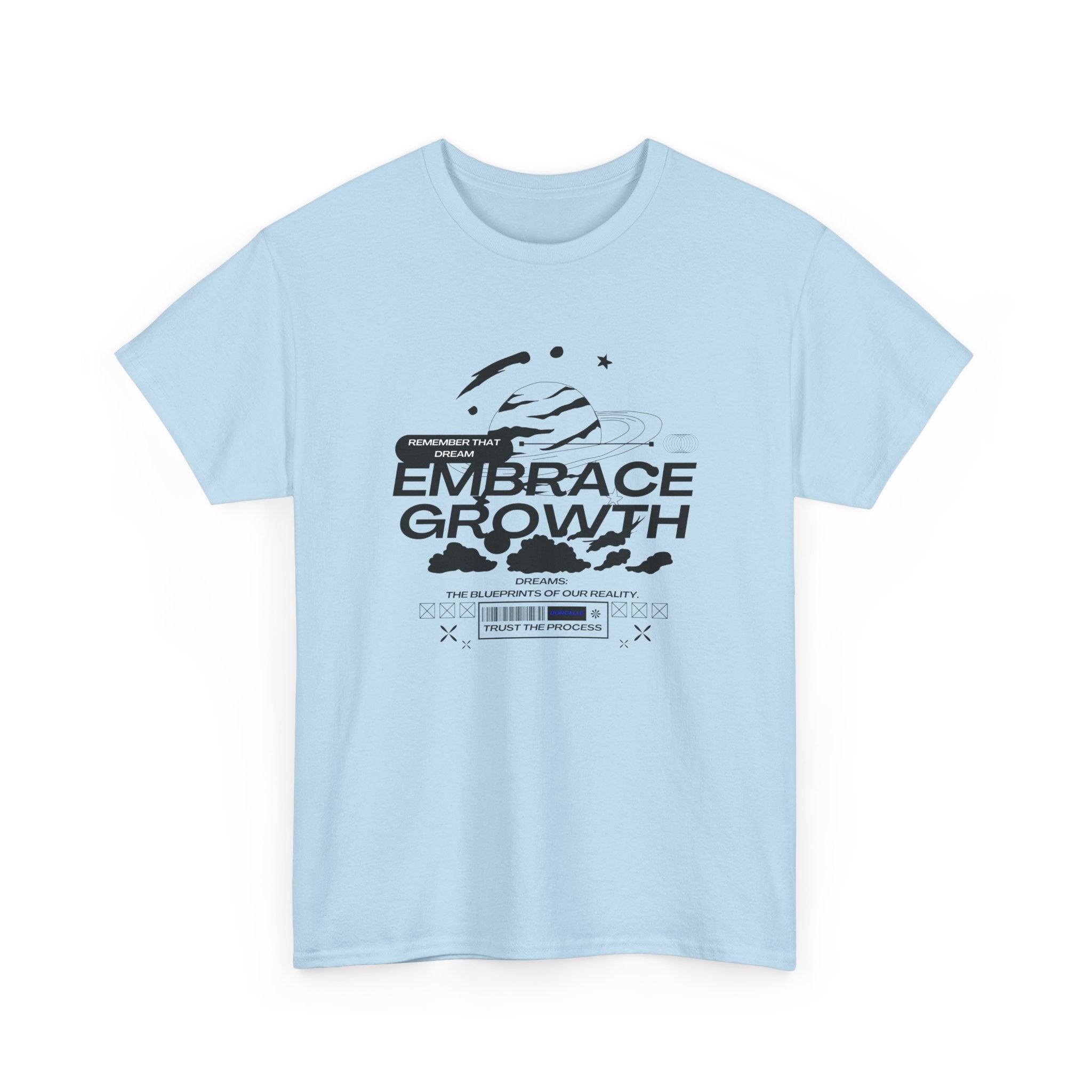 Embrace Growth Unisex Tee - Inspirational Motivational Self-Improvement Shirt, Everyday Wear, Positive Vibes Gift, Growth Mindset Top,