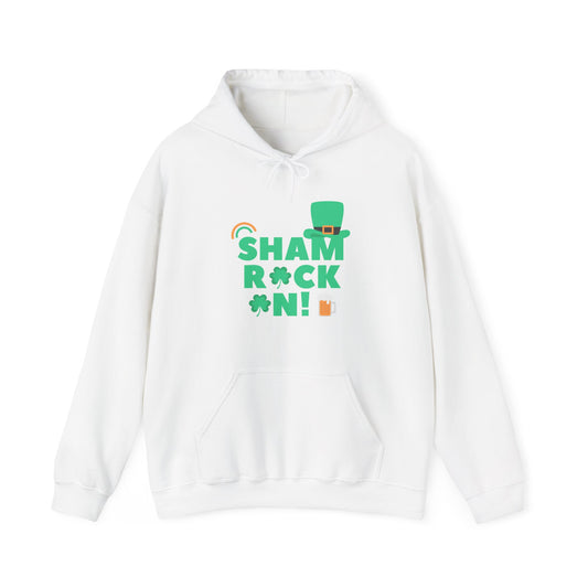 Shamrock On! Unisex Heavy Blend Hoodie - Festive St Patrick's Day Apparel