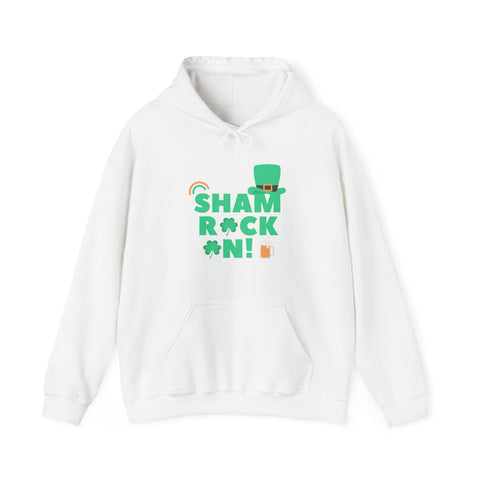 Shamrock Celebrations Hoodie, Unisex St. Patrick's Day Sweatshirt, Cozy Green Clover Apparel, Perfect Gift for Leprechaun Lovers, Spring