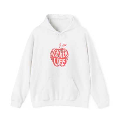 Teacher Life Hoodie - Cozy Educator Sweatshirt, Back to School Gift, Cute Classroom Outfit