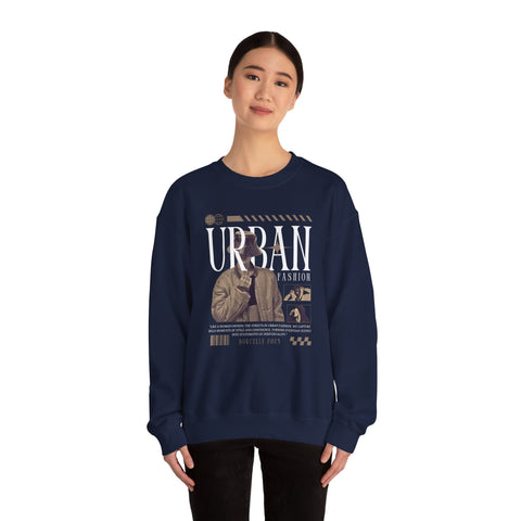 Crewneck Sweatshirt, Cozy Unisex Pullover, Streetwear Style