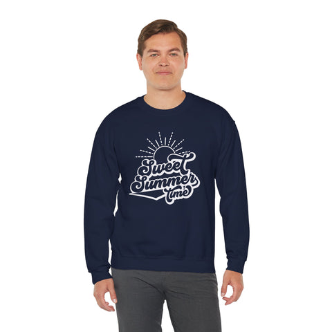 Summer Vibes Crewneck Sweatshirt, Cozy Unisex Pullover, Perfect for Beach Days, Gift for Summer Lovers, Matching Family Outfit