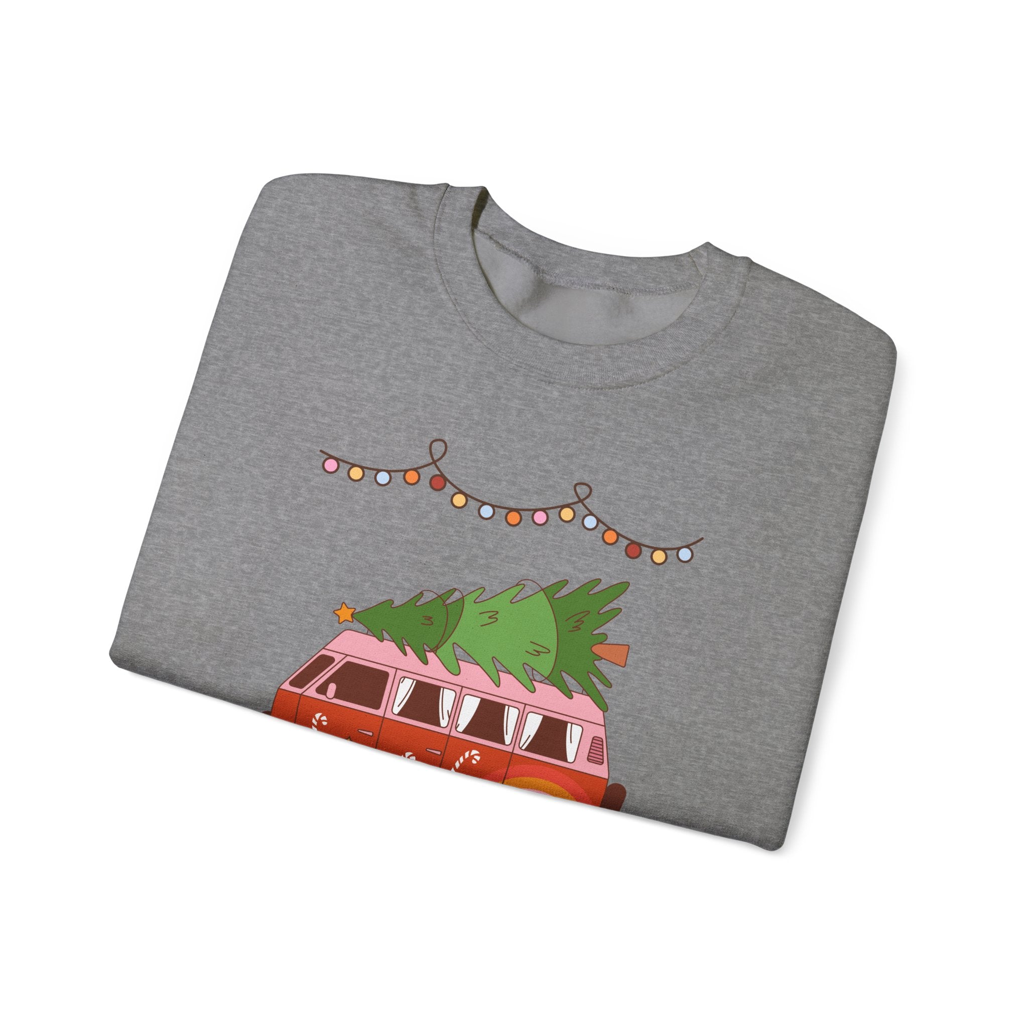 Festive Christmas Sweatshirt, Cozy Holiday Vibes, Perfect for Family Gatherings, Christmas Parties, and Winter Celebrations, Unisex Gift