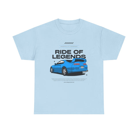 Ride of Legends Cotton Tee for Car Enthusiasts, Unisex T-Shirt, Vintage Car Fan Apparel