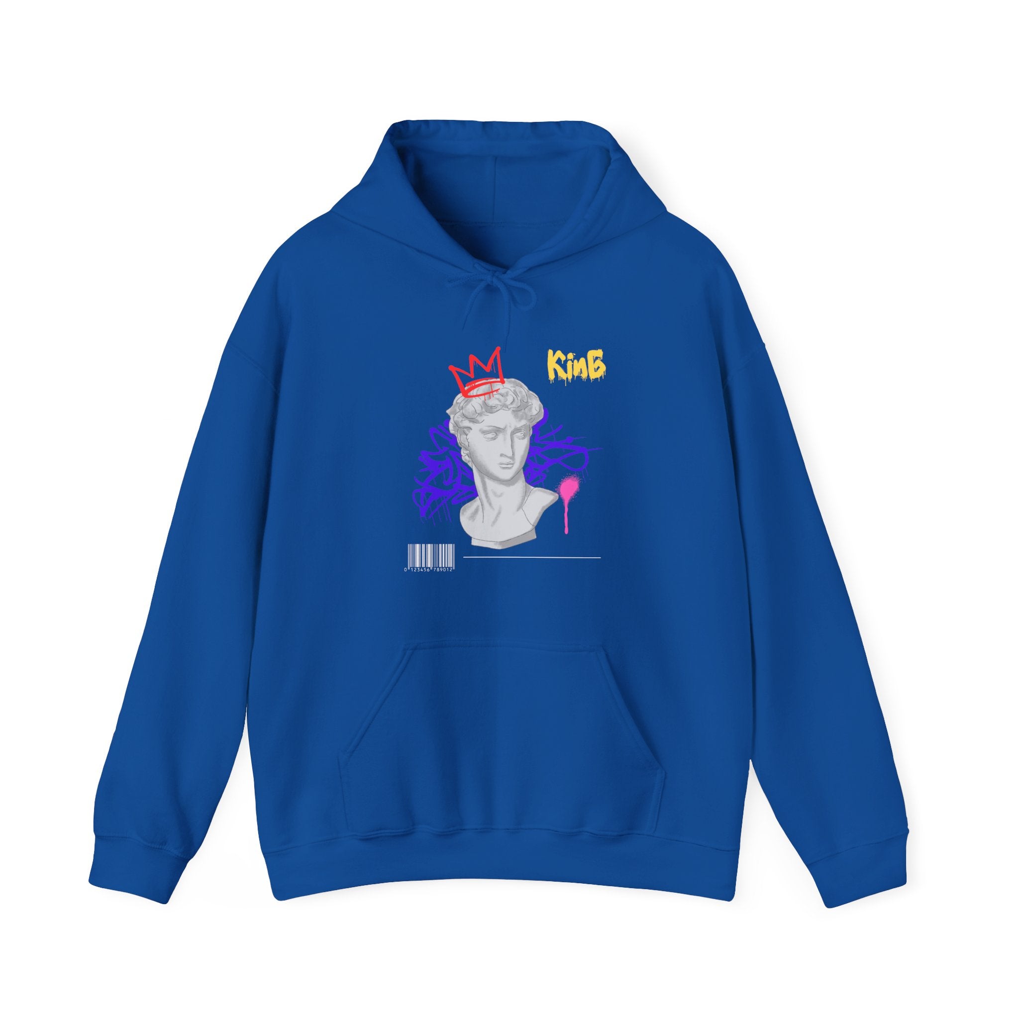 Artistic Hooded Sweatshirt, Unisex Hoodie, Graphic Sweatshirt, Trendy Streetwear