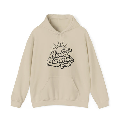 Sweet Summer Vibes Unisex Hooded Sweatshirt, Cozy Summer Hoodie, Beachwear, Summer Chill Sweatshirt, Gift for Beach Lovers, Casual Everyday