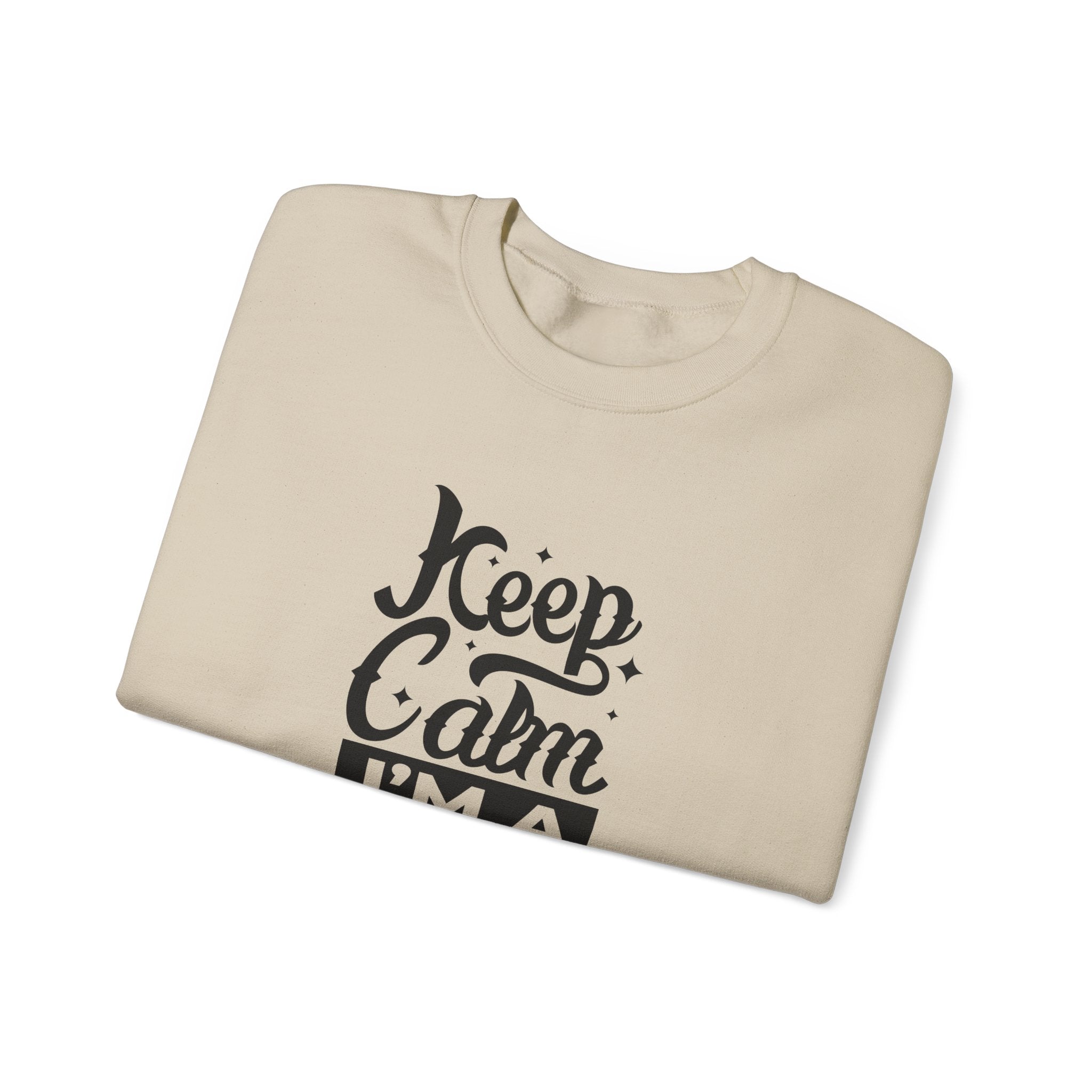 Teacher Appreciation Sweatshirt, Cozy Education Gift, Keep Calm I'm a Teacher, School Spirit Clothing, Unisex Crewneck Sweater, Casual Wear