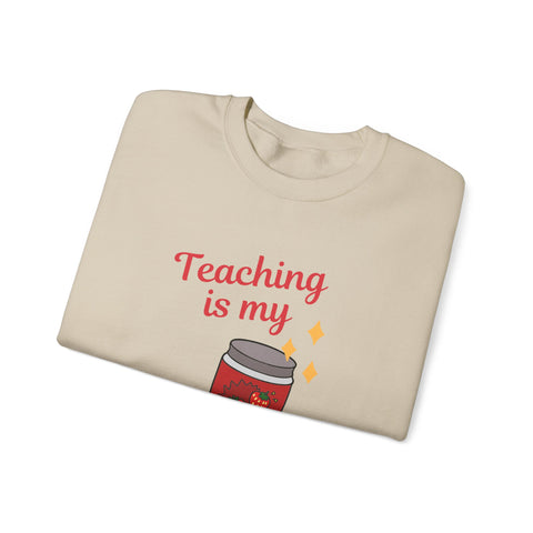 Teaching is My Passion Crewneck Sweatshirt, Gift for Teachers, Education Apparel, Cute Teacher Sweatshirt, Back to School Outfit