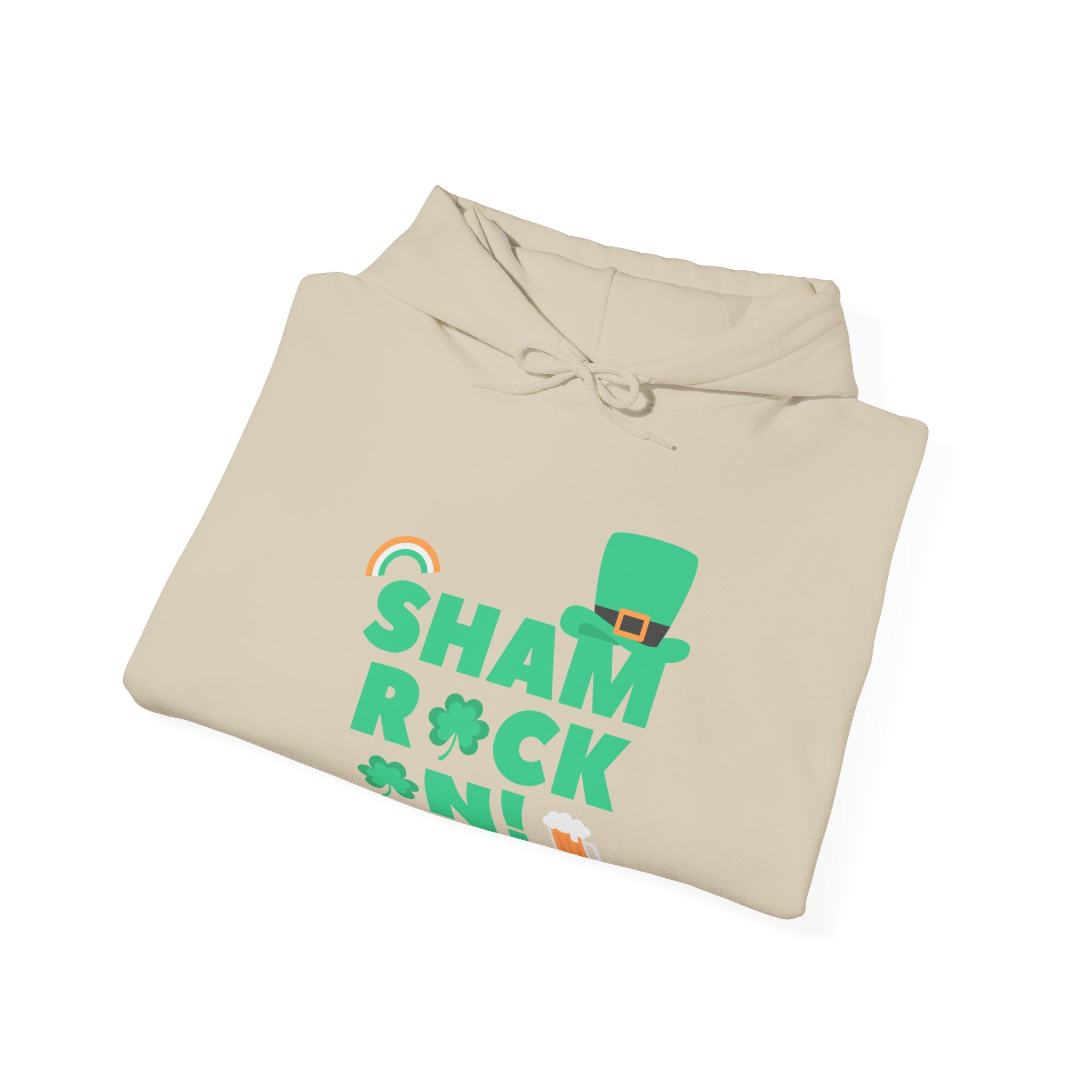 Shamrock Celebrations Hoodie, Unisex St. Patrick's Day Sweatshirt, Cozy Green Clover Apparel, Perfect Gift for Leprechaun Lovers, Spring