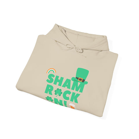 Shamrock Celebrations Hoodie, Unisex St. Patrick's Day Sweatshirt, Cozy Green Clover Apparel, Perfect Gift for Leprechaun Lovers, Spring