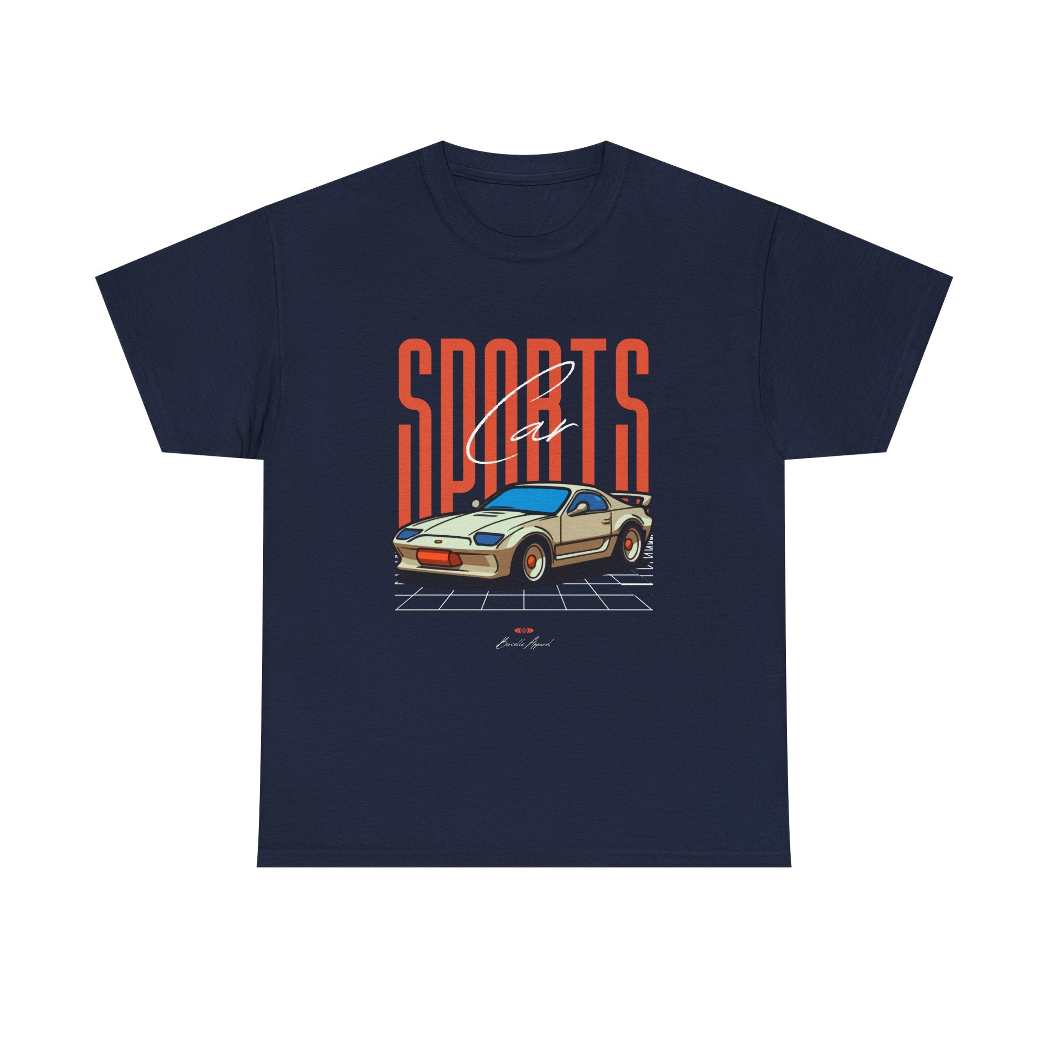 Sports Car, Unisex Heavy Cotton Shirt, Casual Streetwear, & Comfort