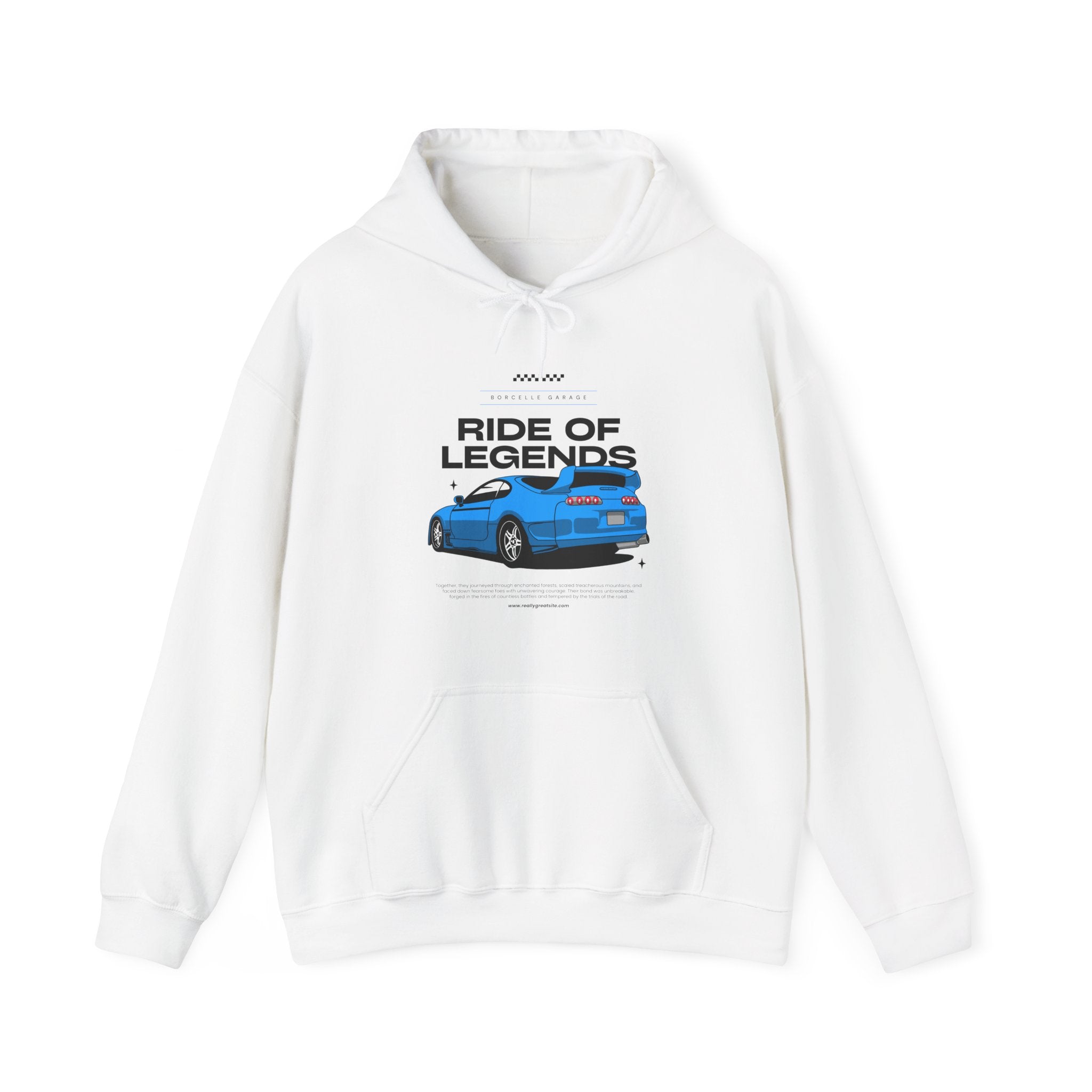 Ride of Legends Hoodie for Car Enthusiasts, Cozy Unisex Sweatshirt