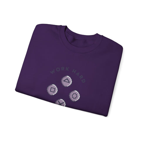 Play Harder Crewneck Sweatshirt  Casual Fashion