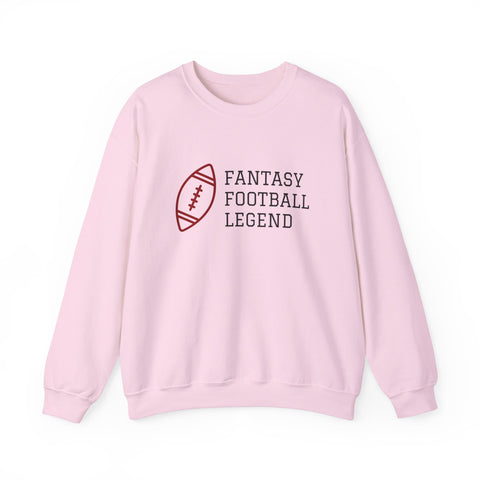 Fantasy Football Legend Crewneck Sweatshirt - Perfect Gift for Sports Fans, Cozy Wear for Game Days, Autumn Essentials, Unisex Sweatshirt