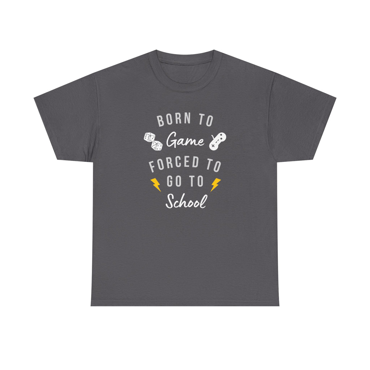 Born to Game Unisex Tee, Gamer T-Shirt, Fun School Shirt, Casual Cotton Tee