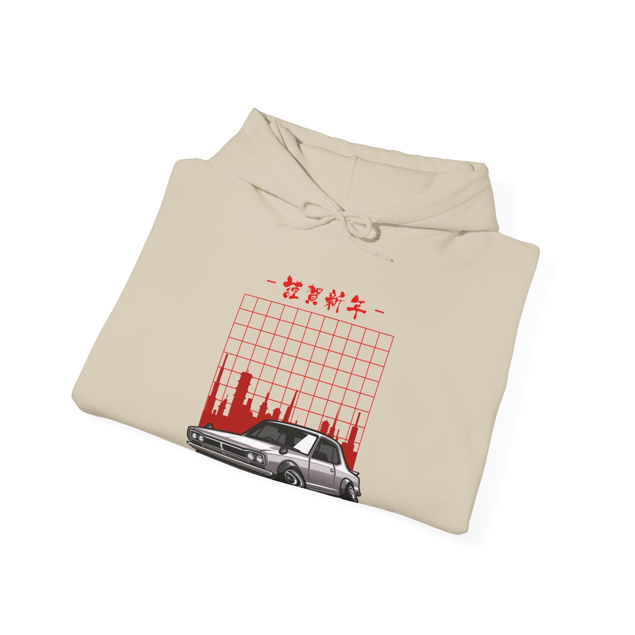 Tokyo Drive Unisex Heavy Blend™ Cool Car Hoodie - Cozy Streetwear, Perfect for Car Lovers, Casual Wear