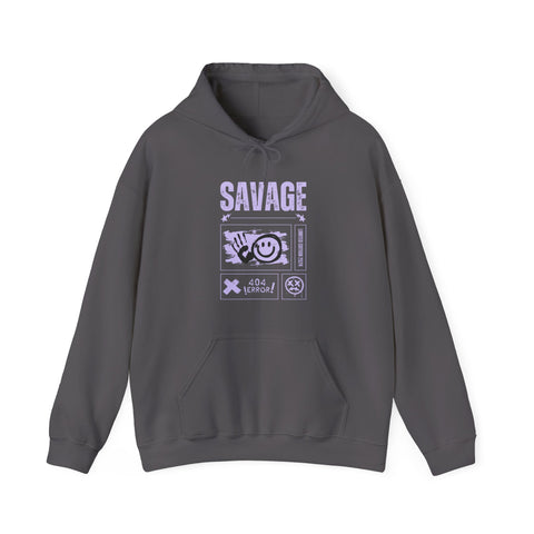 Savage Unisex Hooded Sweatshirt - Cozy Casual Style, Streetwear, Everyday Comfort