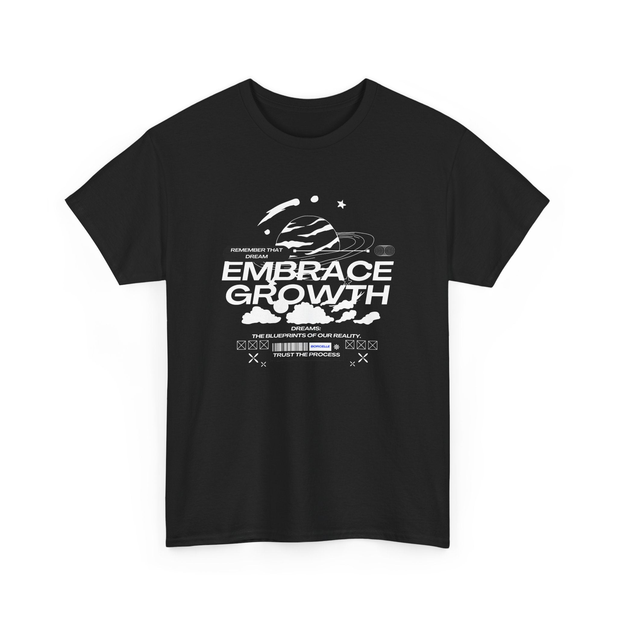 Embrace Growth Unisex Tee - Inspirational Motivational Self-Improvement Shirt, Everyday Wear, Positive Vibes Gift, Growth Mindset Top,