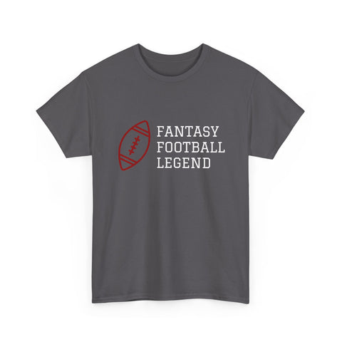 Fantasy Football Legend Unisex Heavy Cotton Tee, Gift for Football Fans, Sportswear, Casual Tee, Football Season Apparel
