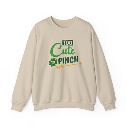 Cute St Patrick's Day Sweatshirt, Unisex Heavy Blend Crewneck, Perfect for Celebrations, Cozy Gift for Friends, Funny Irish Apparel