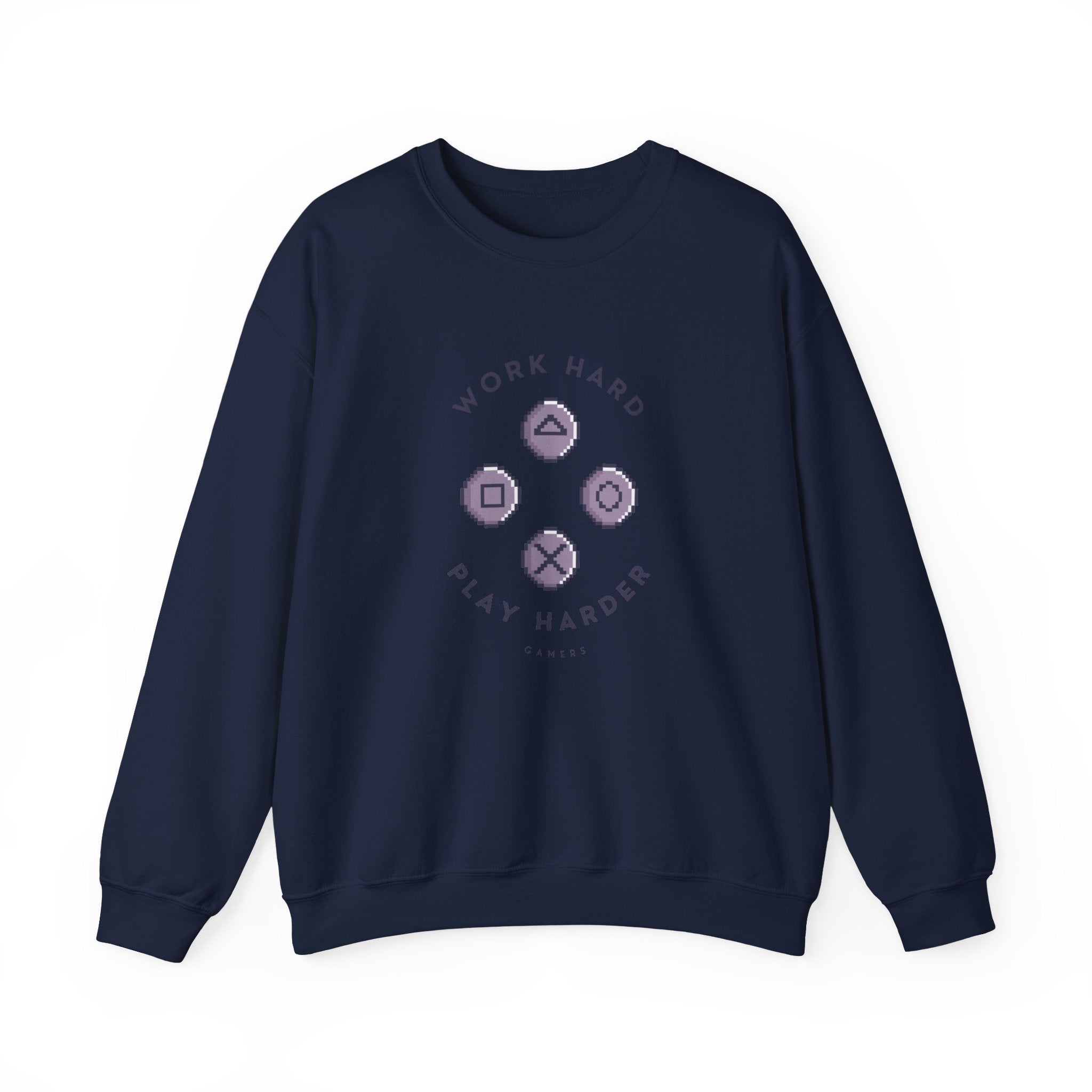 Play Harder Crewneck Sweatshirt  Casual Fashion