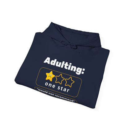 Funny Adulting Sweatshirt - Unisex Heavy Blend™ Hoodie