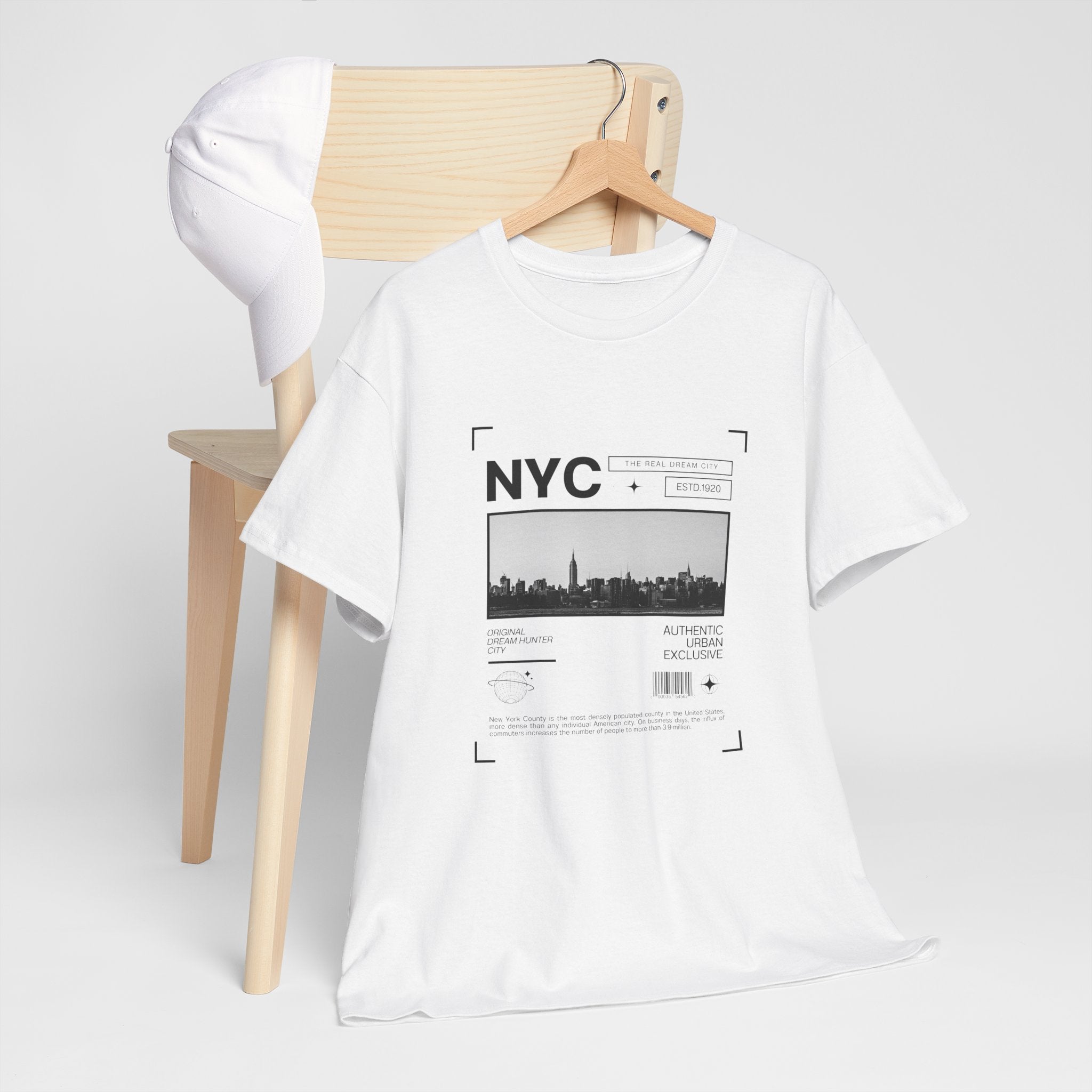 NYC Graphic Tee, Unisex Cotton T-Shirt for City Lovers, Travel Souvenir, Casual Wear, Streetwear Style Fashion