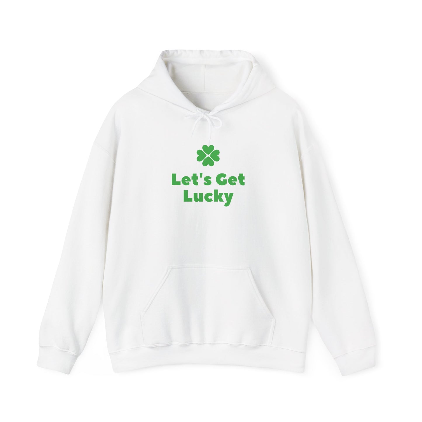 Lucky Charm Hoodie, St Patrick's Day Gift, Unisex Sweatshirt, Cozy Casual Wear, Green Clover Apparel, Let's Get Lucky Sweatshirt