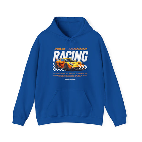 Sporty Racing Hoodie for Car Enthusiasts, Perfect For Track Day, Casual Wear, Unisex Fashion